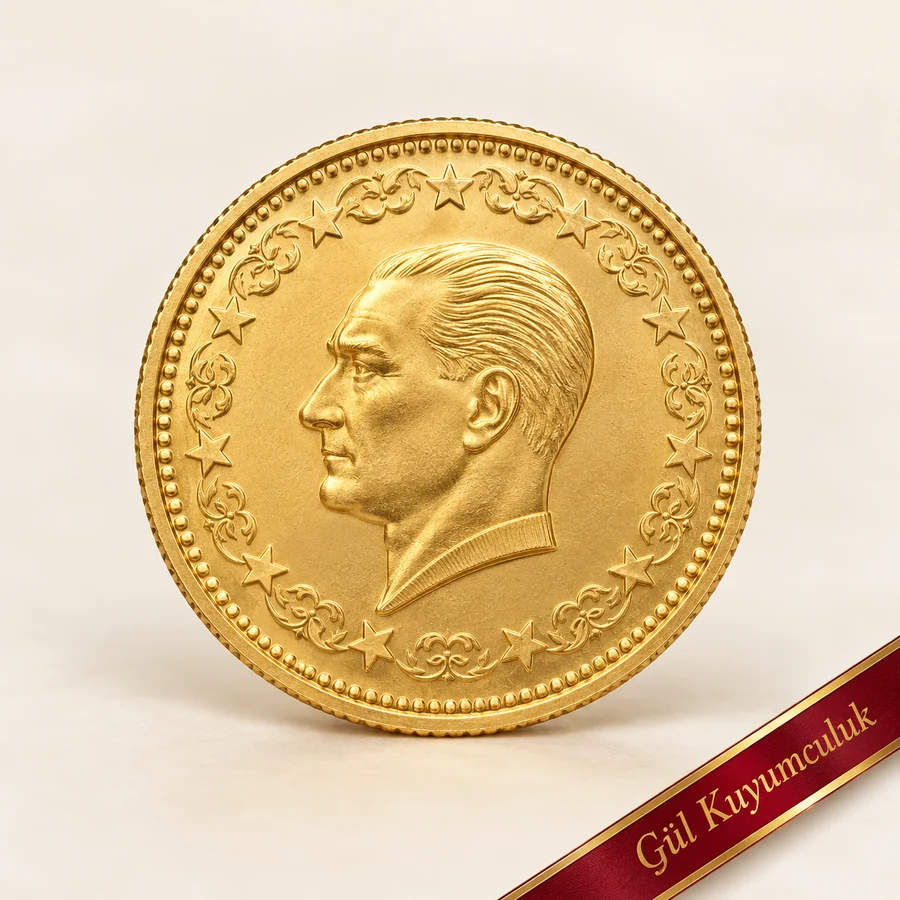 Gül Kuyumculuk kurdeleli Ata Lira